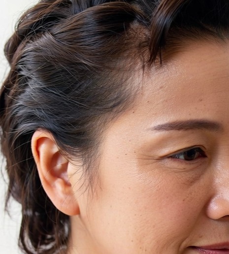 Confident person after hair loss treatment in Glasgow